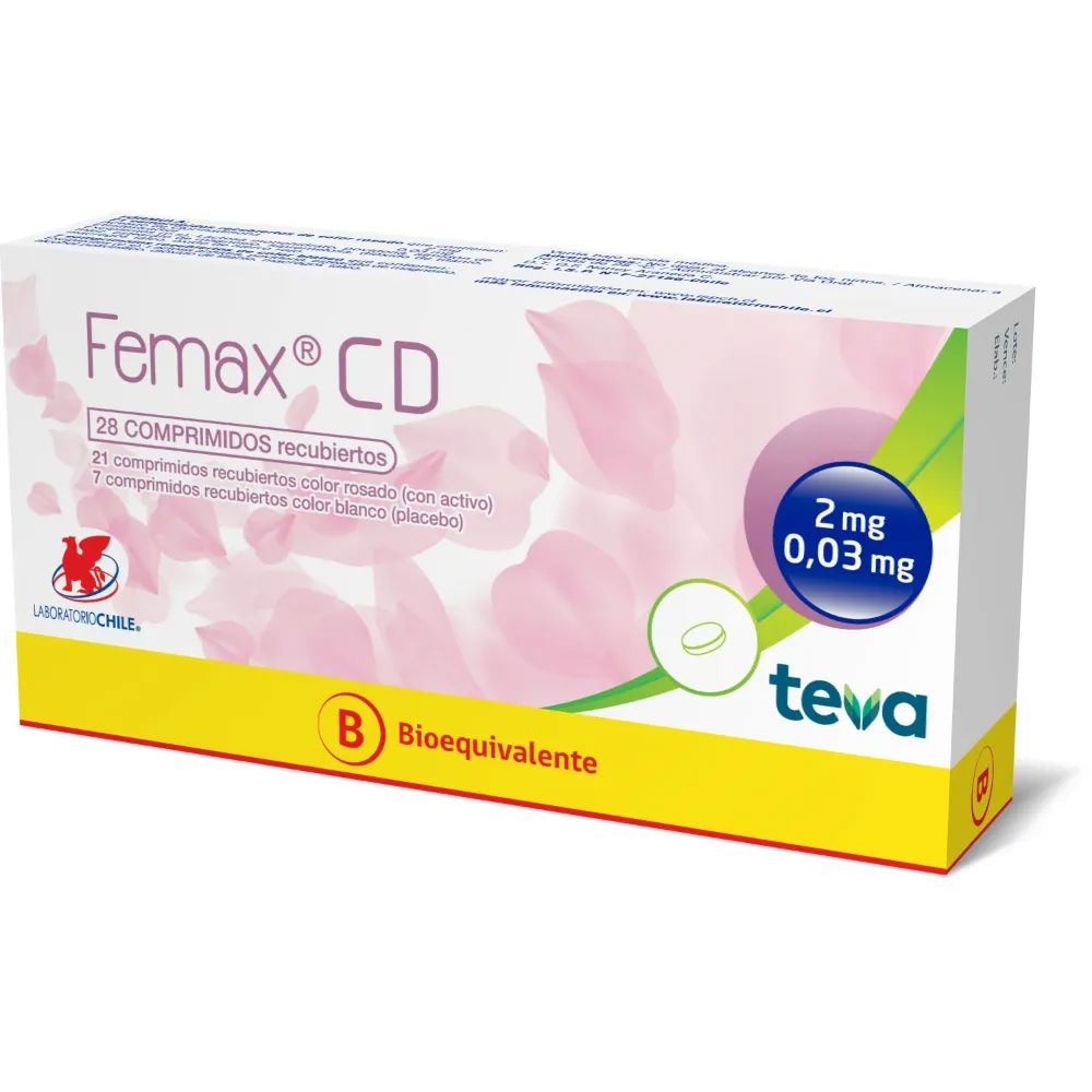 Femax CD x 28 Comprimidos LABORATORIO DE CHILE